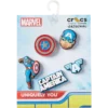 Captain America 5-pack Jibbitz-berlocker