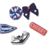 Cheer 5-pack Jibbitz-berlocker