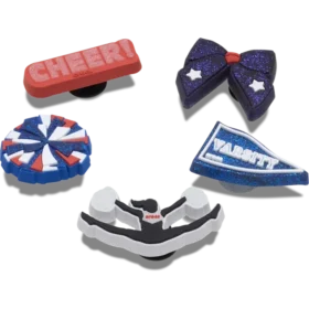 Cheer 5-pack Jibbitz-berlocker