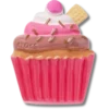 Chocolate Cupcake Jibbitz™-berlocker