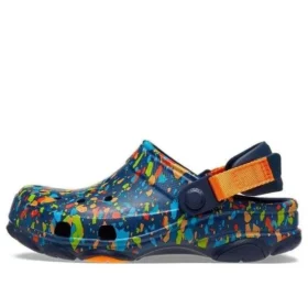 Classic All-Terrain Terrazzo Clogs ”Blue Orange Multi”