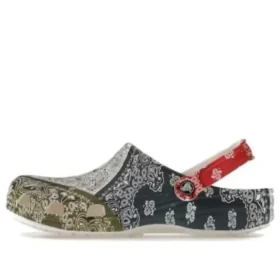 Classic Bandana Clogs ”Green Blue Red”