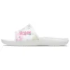 Classic Bleach Dye Slides ”White Pink”