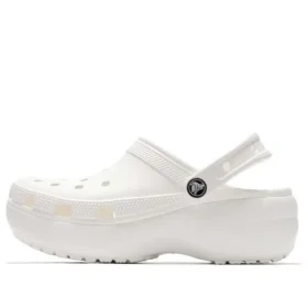 Classic Clog Clouds Retro-strandsko Vit