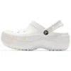 Classic Clog Clouds Retro-strandsko Vit