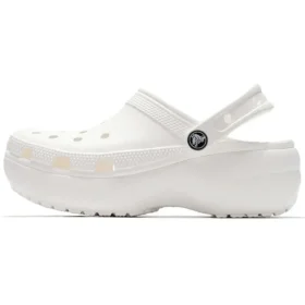 Classic Clog Clouds Retro-strandsko Vit