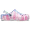 Classic Clog Crocs med Tie-Dye-tryck ”Multi-Color”