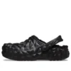 Classic Clog Fodrad Geometrisk ”Svart”
