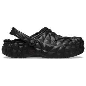 Classic Clog Fodrad Geometrisk ”Svart”