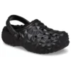 Classic Clog Fodrad Geometrisk ”Svart”