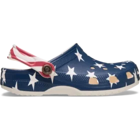 Classic Clog för barn med amerikansk flagga
