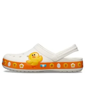 Classic Clog Line Friends Beach ”White Yellow”