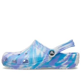 Classic Clog Marble Beach Sports ”White Blue”