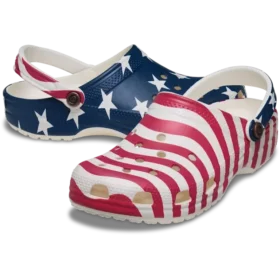 Classic Clog med amerikansk flagga