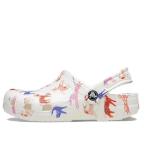 Classic Clog med karaktärstryck K ”White Red Blue”