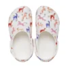 Classic Clog med karaktärstryck K ”White Red Blue”