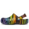 Classic Clog med säsongsbetonat tryck ”Black Multi”