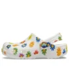 Classic Clog med säsongsbetonat tryck ”White Multi”