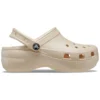 Classic Clog Platform Shimmer ”Vanilla”