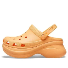 Classic Clog Retro Crocs med tjock sula, orange Sandaler med liten val