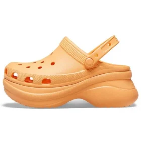 Classic Clog Retro Crocs med tjock sula, orange Sandaler med liten val