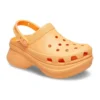 Classic Clog Retro Crocs med tjock sula, orange Sandaler med liten val