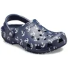 Classic Clog-sandaler med tryck, djupblå