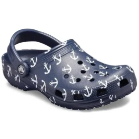 Classic Clog-sandaler med tryck, djupblå