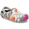 Classic Clog Tie-Dye ”Multi-Color Black”