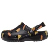 Classic Clogs med matmotiv ”Svart Gul”