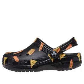 Classic Clogs med matmotiv ”Svart Gul”