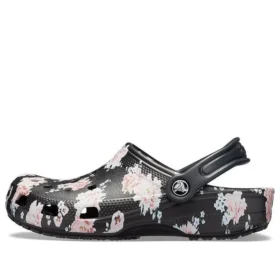 Classic Clogs med tryck ”Black Pink”