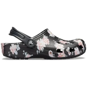 Classic Clogs med tryck ”Black Pink”
