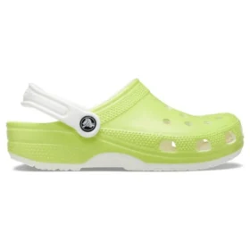 Classic Clogs som lyser i mörkret ”Limegrön Vit”