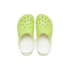 Classic Clogs som lyser i mörkret ”Limegrön Vit”