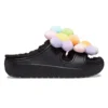 Classic Cozy Daisy Clogs ”Black Multi”