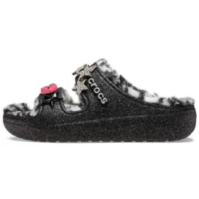 Classic Cozzzy Disco Glitter-sandaler ”Black”