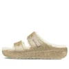 Classic Cozzzy Glitter Sandals ”Multi Gold”