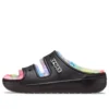 Classic Cozzzy Spray Dye-sandaler ”Black Multi”