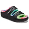 Classic Cozzzy Spray Dye-sandaler ”Black Multi”
