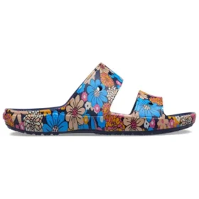 Classic Crocs Retro Floral Sandals ”Blue Multi”