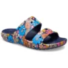 Classic Crocs Retro Floral Sandals ”Blue Multi”