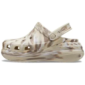 Classic Crush marbled Clog ”Bone Multi”
