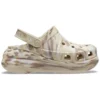 Classic Crush marbled Clog ”Bone Multi”