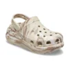 Classic Crush marbled Clog ”Bone Multi”