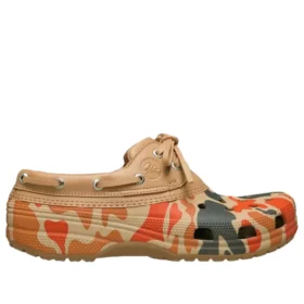 Classic Duck Camo Seglarskor ”Tan Shocking Orange” Classic Duck Camo Seglarskor ”Tan Shocking Orange”