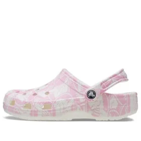 Classic Duke Clogs med tryck ”Pink Tweed”