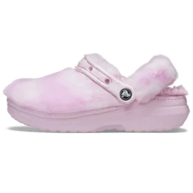 Classic Fur Sure Clogs Ballerina ”Pink White”