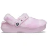 Classic Fur Sure Clogs Ballerina ”Pink White”