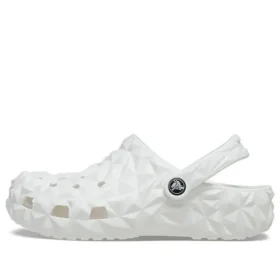 Classic Geometric Clog ”White”